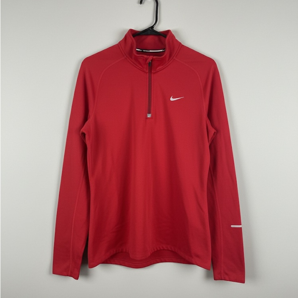 Nike Red Half-Zip Pullover